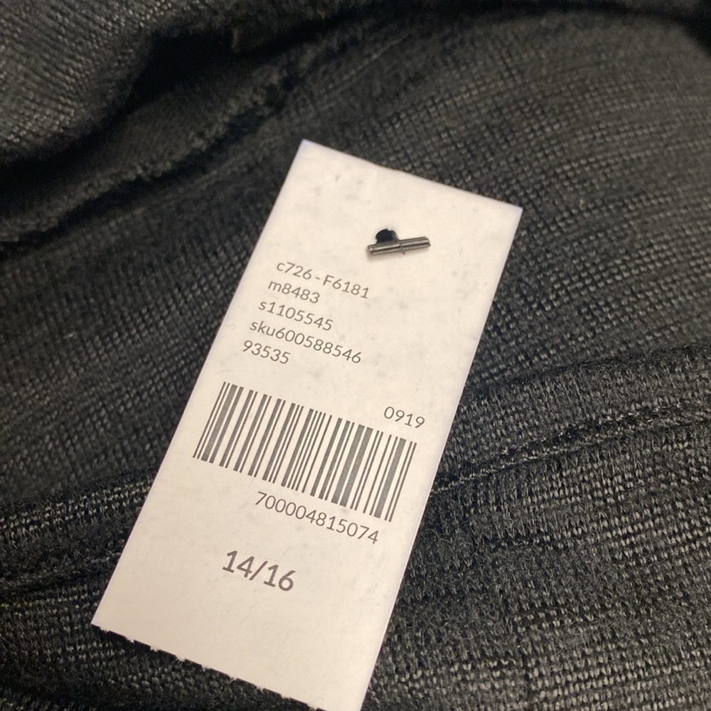 Lane Bryant dress long sleeve cowl neck below knee length size 14/16 NWT - Picture 10 of 10